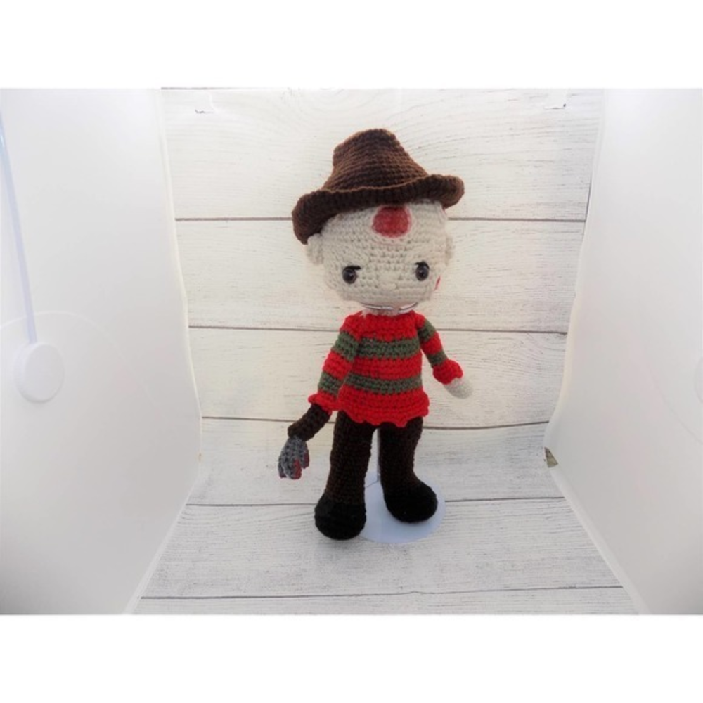 Crochet Freddie K Doll / Horror Amigurumi Doll‎ / Horror Doll